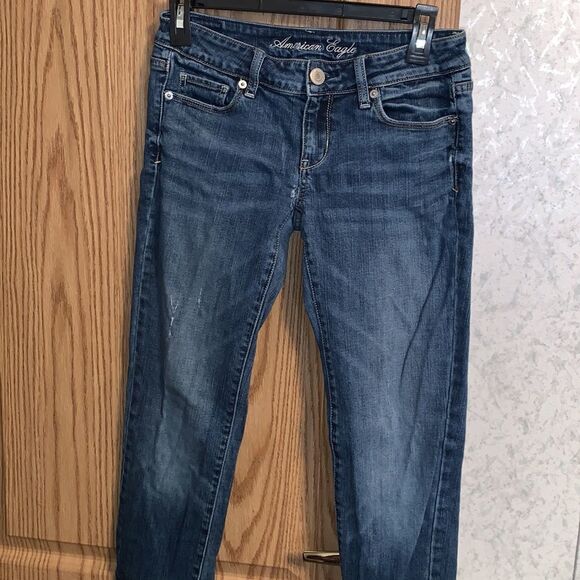 NWOT American Eagle outfitters women’s skinny jeans size 0 - Picture 5 of 6